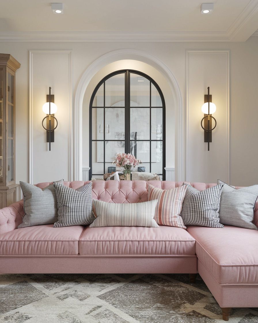 Parisian-Inspired Living Space