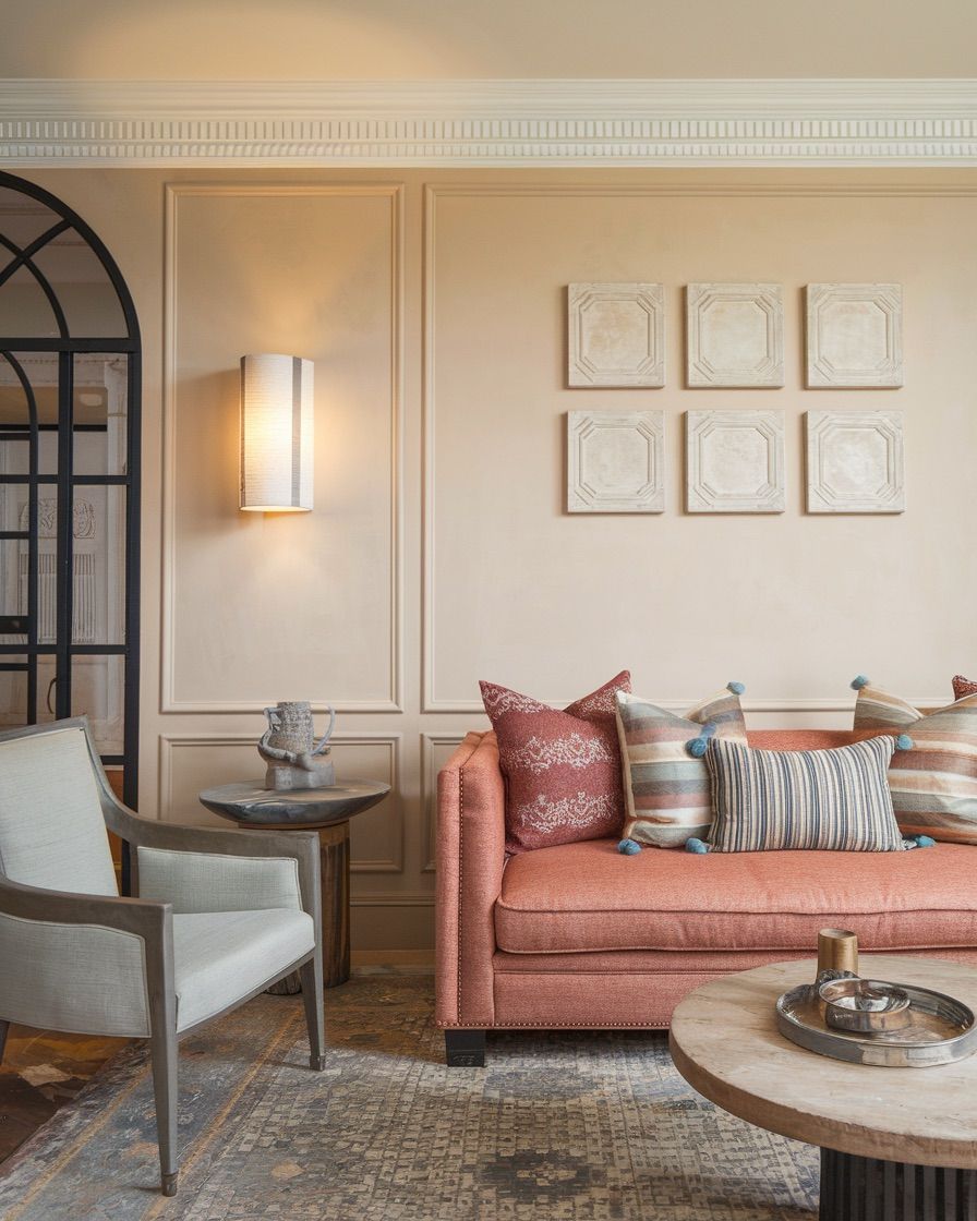 Parisian-Inspired Living Space